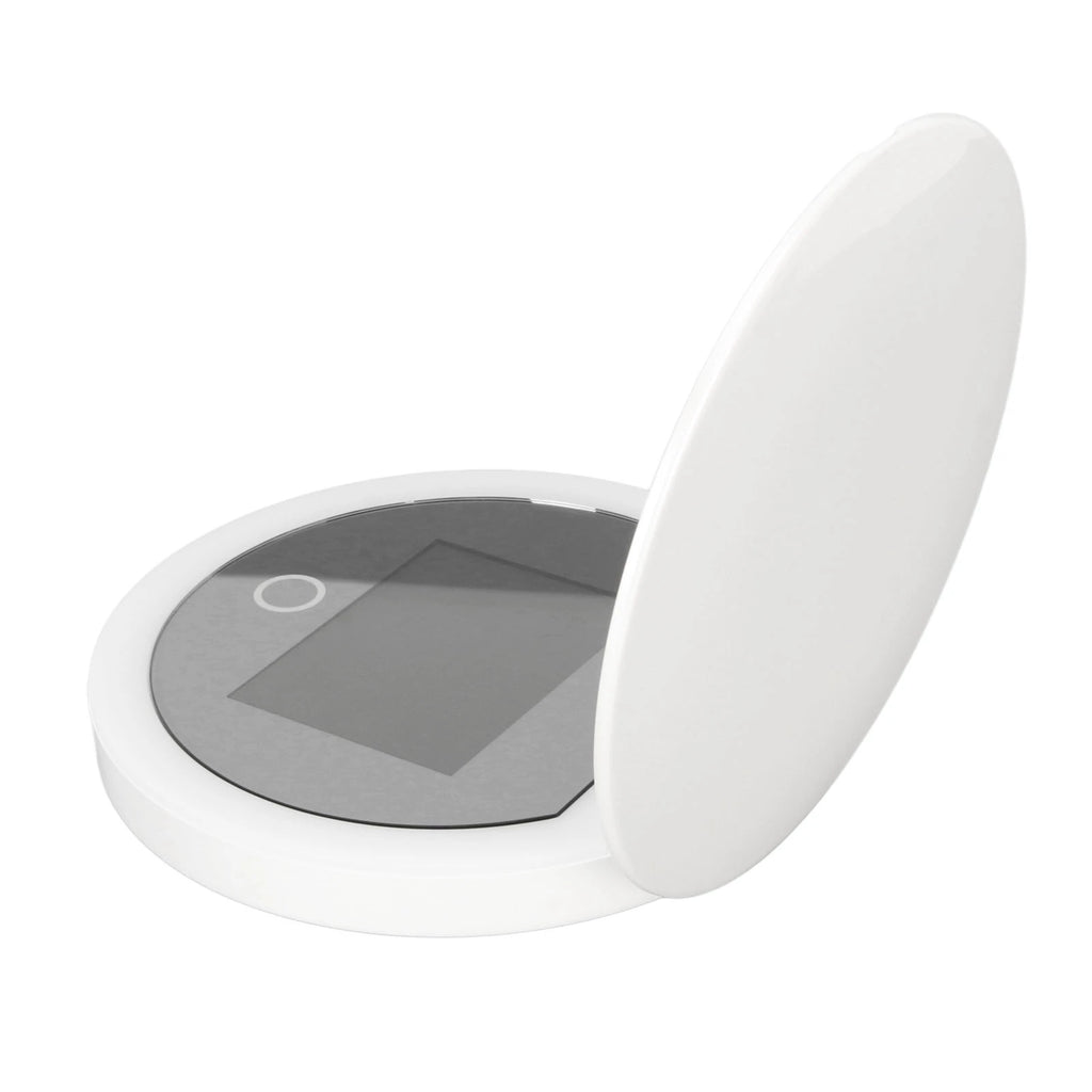 Sunscreen Mirror UV Camera UV Mirror Sunscreen Testing Camera with Light 2X Magnification Travel Makeup 3.5in  Size L