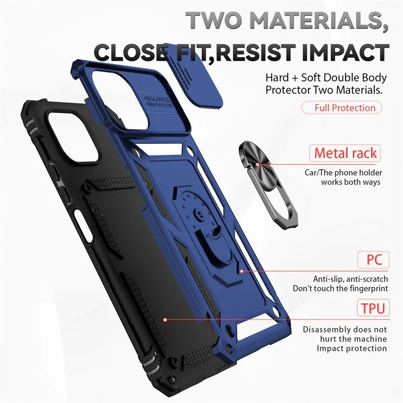 For Xiaomi Mi 11 Lite Case Magnetic Holder Ring Armor Shockproof Funda For Mi11 Lite 5G NE Mi 11 Light 11Lite Lesn Protect Cover