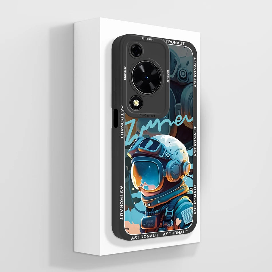 Case For Huawei Nova Y72 Cute Design Phone Cover Camera Protector Soft Liquid Silicone Funda Models MGA-LX3 Protective Bumper
