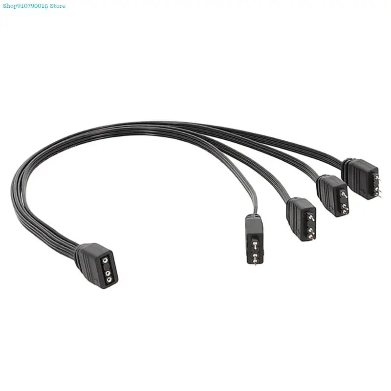 5V 3 Pin ARGB Splitter Cable 3Pin Addressable RGB Splitter Extension Connect and Extend Your Addressable LED Strips Fans