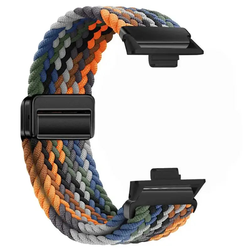 Magnetic Braided Loop For Redmi Watch 6 5 4 Strap Nylon Sport Wristband Bracelet For Xiaomi Mi Band 9 Pro/8 Pro Correa Watchband