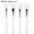 4/1pcs Silicone Face Mask Applicators Soft Head Flexible Face Mask Brushes for Mud Clay Reusable Face Mask Spatula Makeup Tools
