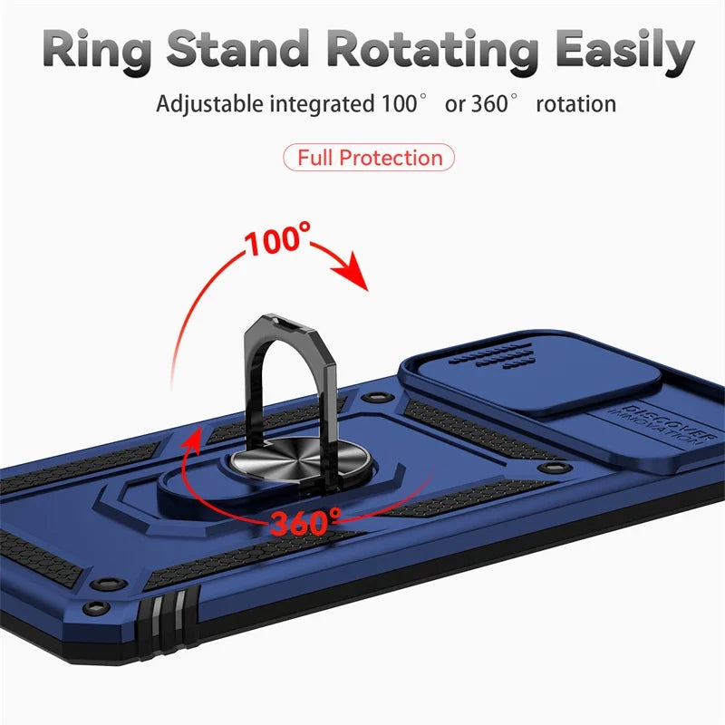 For Xiaomi Mi 11 Lite Case Magnetic Holder Ring Armor Shockproof Funda For Mi11 Lite 5G NE Mi 11 Light 11Lite Lesn Protect Cover