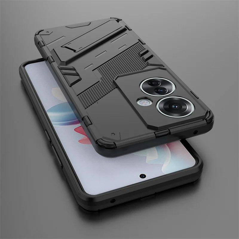 Case For Oppo Reno11 F Cover Magnetic Car Holder Stand Armor Phone Cases For Oppo Reno 11F Reno11F 5G CPH2603 Shockproof Funda