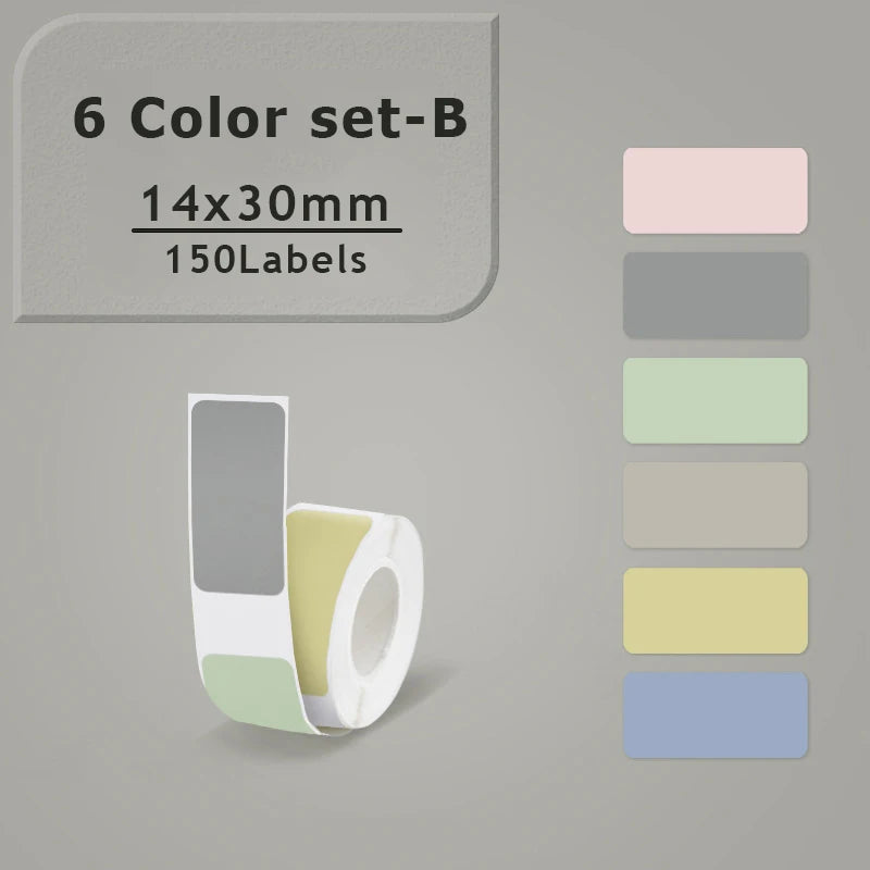 1Roll P12 P15 Thermal Label Sticker 12mm*40mm tape Compatible D30 Q30 Marklife P11 P50 L12 DELI Q2 Labeller