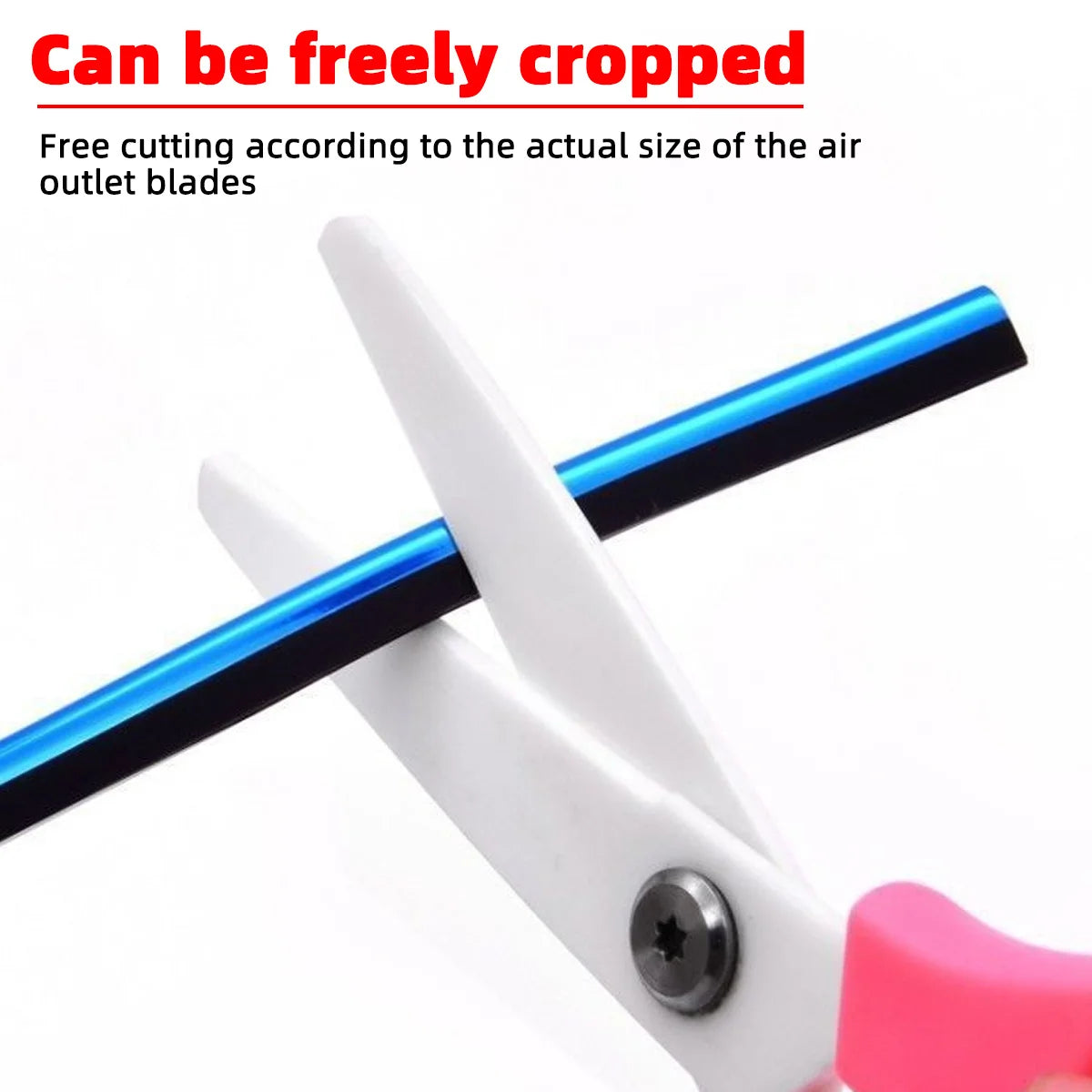 10 pcs 20cm car air conditioning vent decoration U-shaped decorative strips for bendable and cutting car door corners