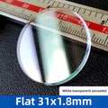 For Seiko No.5 SNX SNKH SCWA 31x1.8mm  Mineral Glass Flat With Big Chamfer Watch Mirror Transparent Coating Watch Crystal Parts