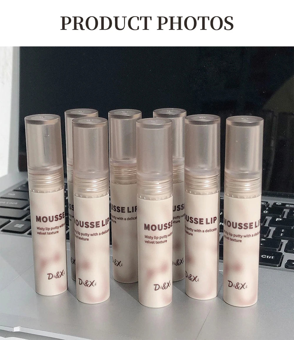 Retro Plum Vintage Lipstick Waterproof Lasting Smoky Nude Purple Matte Lip Mud Natural Black Chocolate Rose Red Lip Tint Makeup