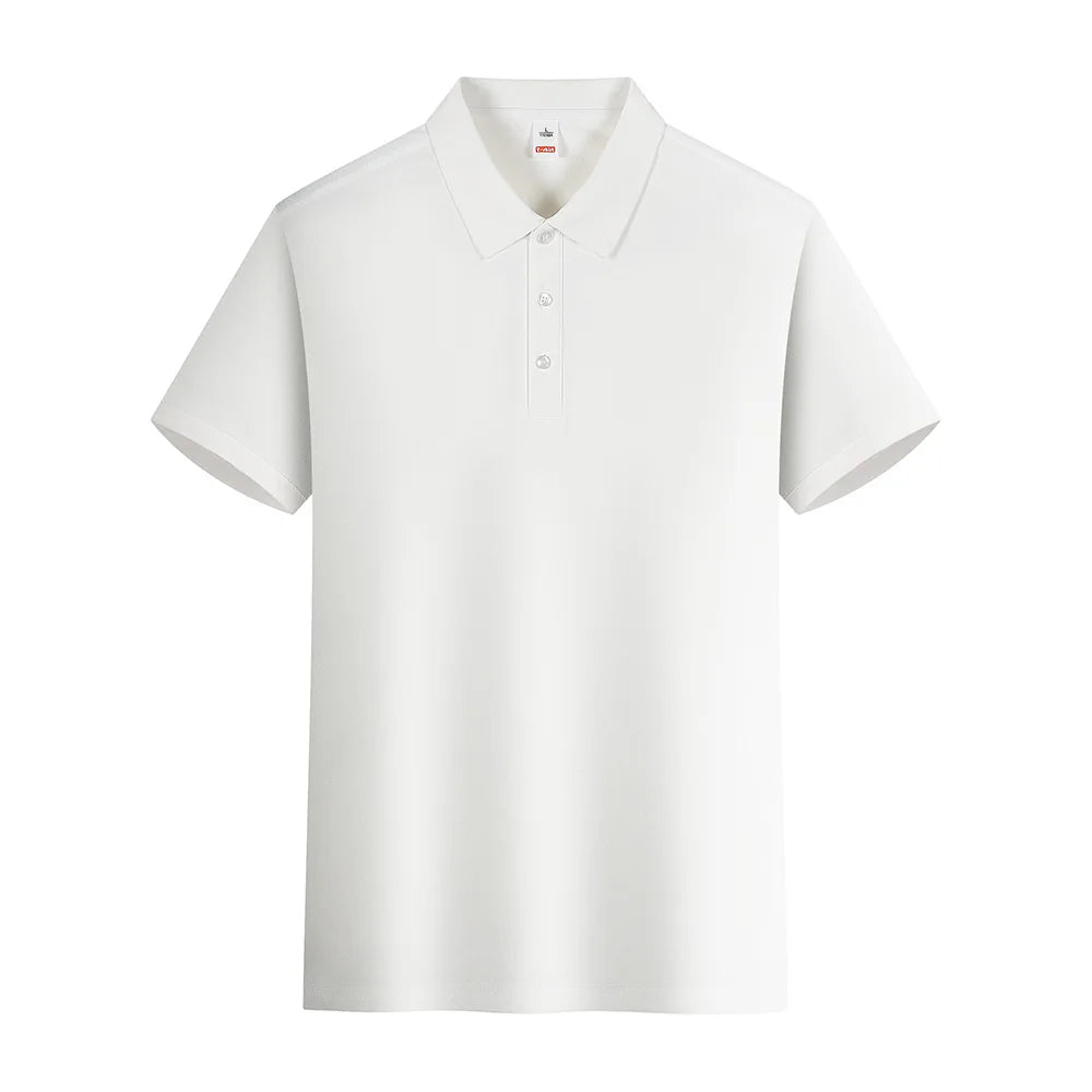 4XL High Quality Breathable Men Women Polo Shirts Casual Solid Color Short Sleeve Soft T-Shirt Oversize Gift Couple T-Shirt Tees
