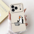 For iPhone 17 Pro Case Silicone Luxury Flowers Cute Kawaii Funny Painted Cover For iP 17 Pro Phone Case A3256 A3522 A3523 A3524