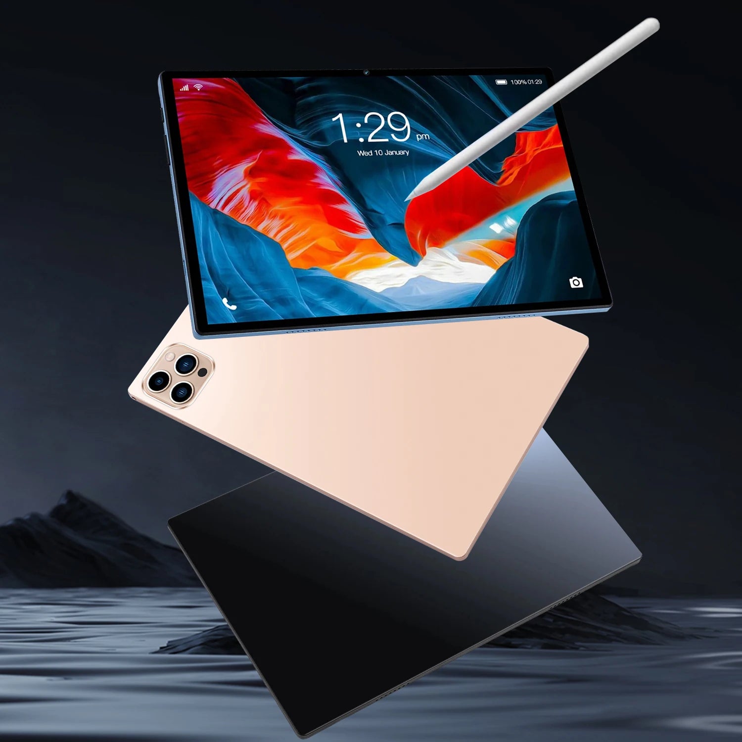 Best Selling Android 10.1-inch Tablet Octa core Dual Cameras Dual SIM 4GB RAM 64GB ROM 5000 Battery Calling Tablet WIFI