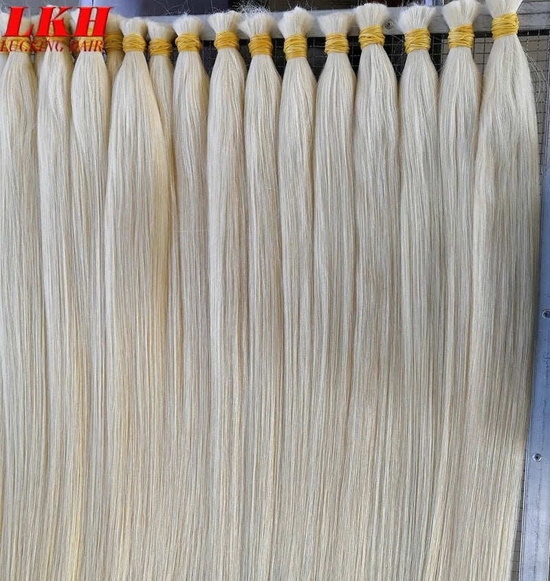 extensiones de cabello natural humano 100% natural original straight extensions raw vietnamese Indian human hair Bulk bundles