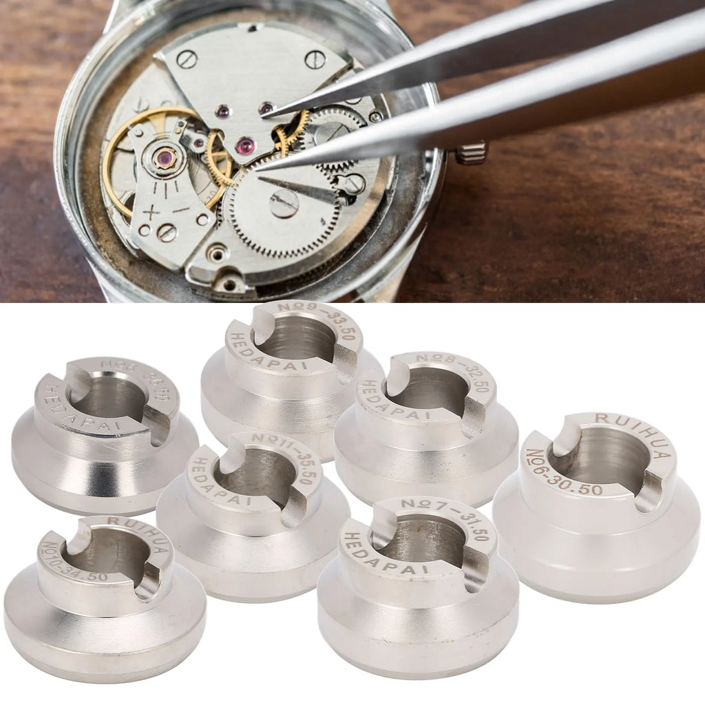 5537 Watch Opener Die Watch Case Back Cover Opener Closer Die Watch Repairing Accessory Watch Case Die for Watchmaker 30.5-36.5
