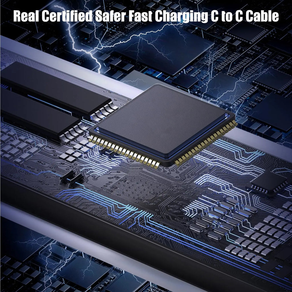 3-Pack [3.3FT+6.6FT+10FT] 60W USB C to USB C Cable, Fast Charging for iPhone 16/15 Pro Max, Galaxy S25/S24, iPad Pro/Air