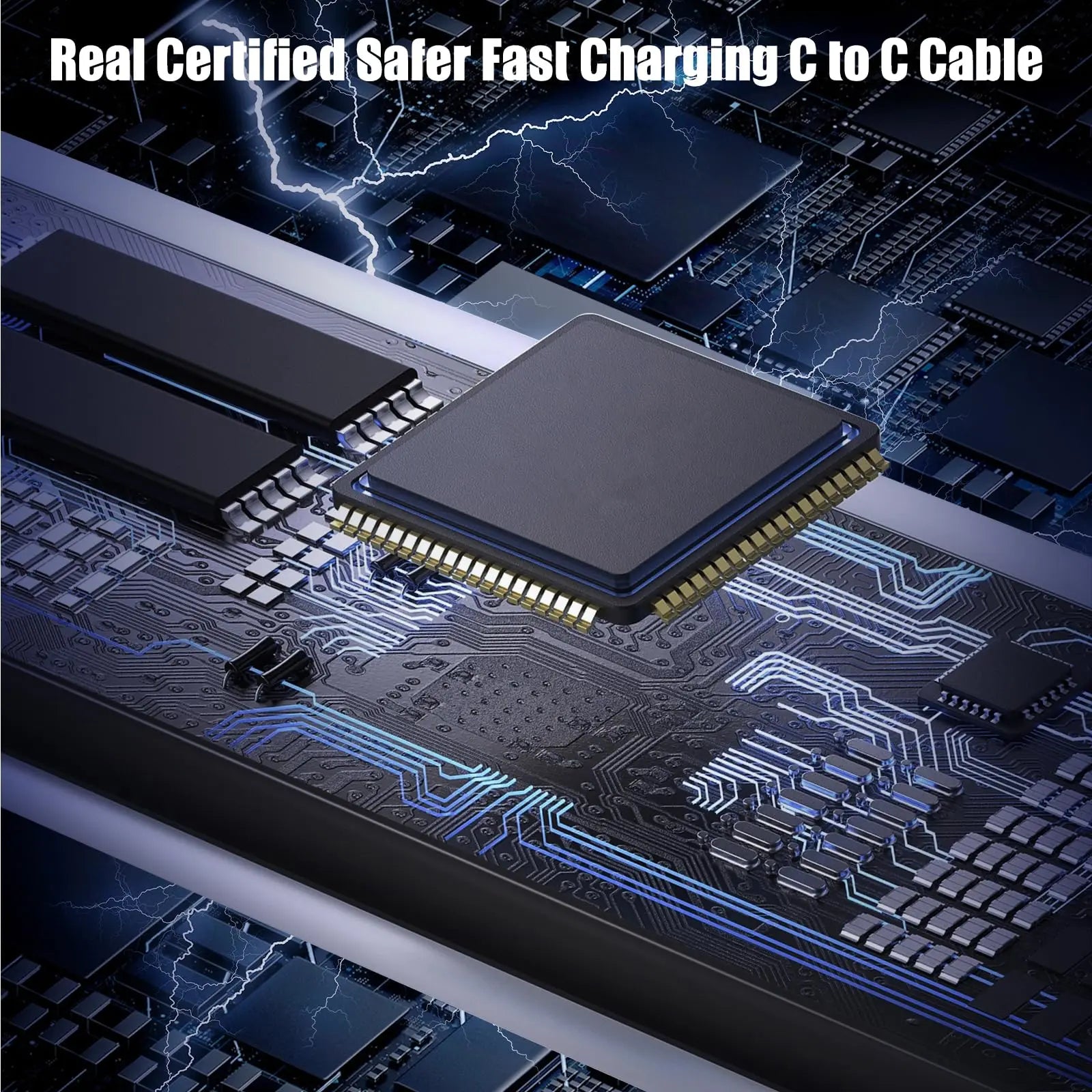 3-Pack [3.3FT+6.6FT+10FT] 60W USB C to USB C Cable, Fast Charging for iPhone 16/15 Pro Max, Galaxy S25/S24, iPad Pro/Air