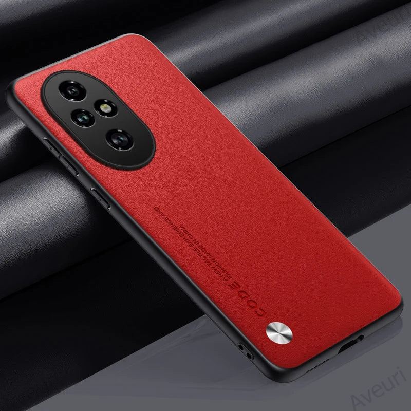 Luxury Leather Phone Case For Honor 200 Pro Protective Cover Matte Silicone Shockproof Case For Honor 200 Lite 5G Honor200 Pro