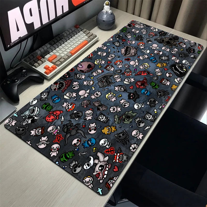 The Binding Of Isaac Xxl Mouse Pad Gamer Non-slip Mat Mausepad Computer Accessories Deskmat Gaming Keyboard Mousepad Mats Pc