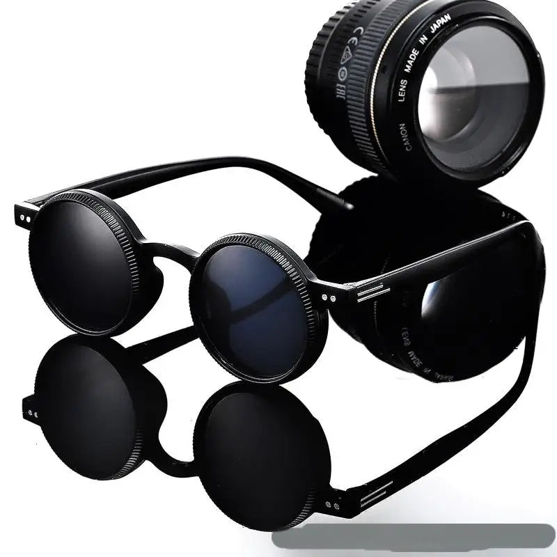 2025 New Retro Adjustable Zoom Round Frame Sunglasses Polarized Sunscreen Outdoor Men's Premium Sunglasses Women