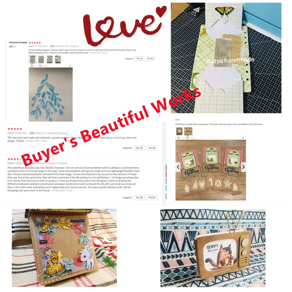 Holidays Festivals Card Die Collection Metal Cutting Dies DIY Make Card Scrapbook Embossed Paper Album Craft Supplies Felt Dies