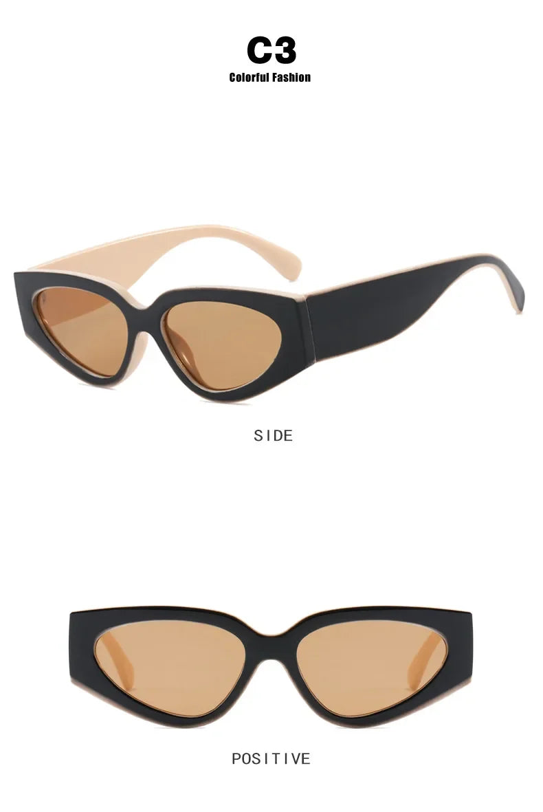 New Fashion Ladies Sunglasses Outdoor UV400 Sunscreen Eye Protection Glasses Neutral Fashion Driving Travel Essential Sunglasses