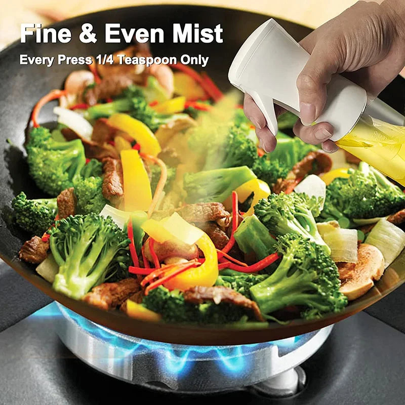Spray Oil Sprayer for Kitchen Oils Spray Dispenser Bottle for Olive Oil Air Fryer BBQ Salad Baking Grilling Cooking Kitchen Tool