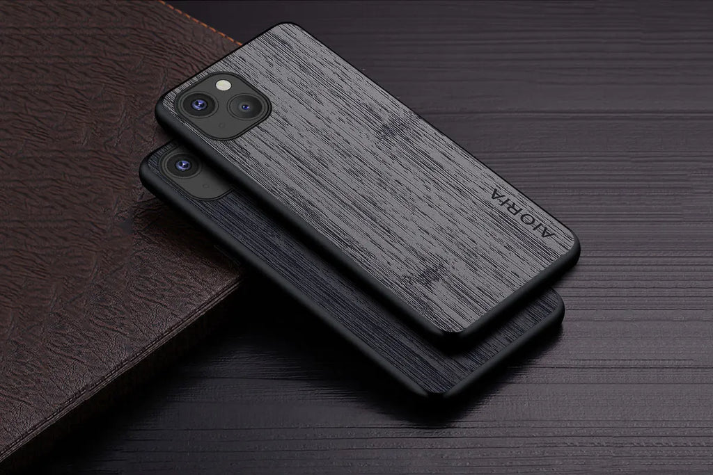 Case for iPhone 15 14 13 12 11 Pro Max Plus Mini 5G bamboo wood pattern Leather cover Luxury coque for iPhone 15 pro max case