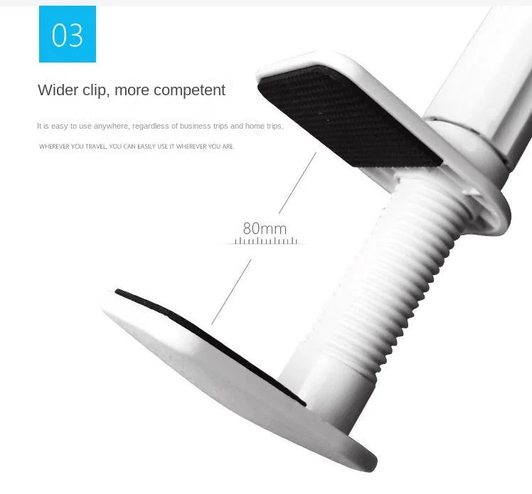 360 Clip Mobile Phone Holder Stand Portable Flexible Lazy Bed Desktop Bracket Smartphones Desk Bed Mount Stand Base Support 75cm