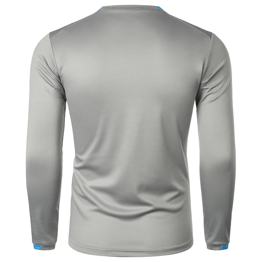 Summer men's fitness sports training Breathable short sleeve quick drying clothes men's sports fashion long sleeve T-shirt