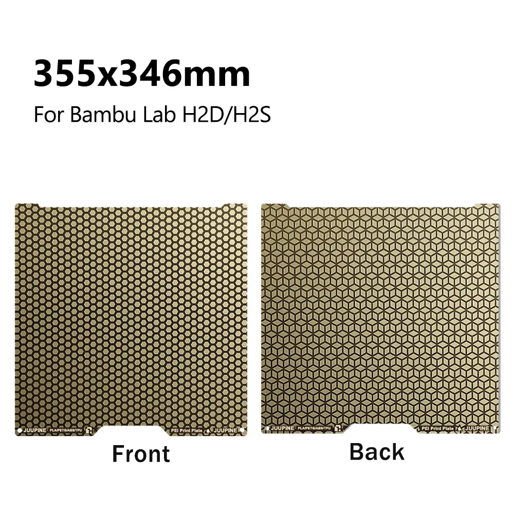 P2S Honeycomb PEI kobra s1 Build Plate For Bambulab Build Plate Anycubic Kobra 3 AD5M AD5X Creality K1 K1C MK4S Heatbed