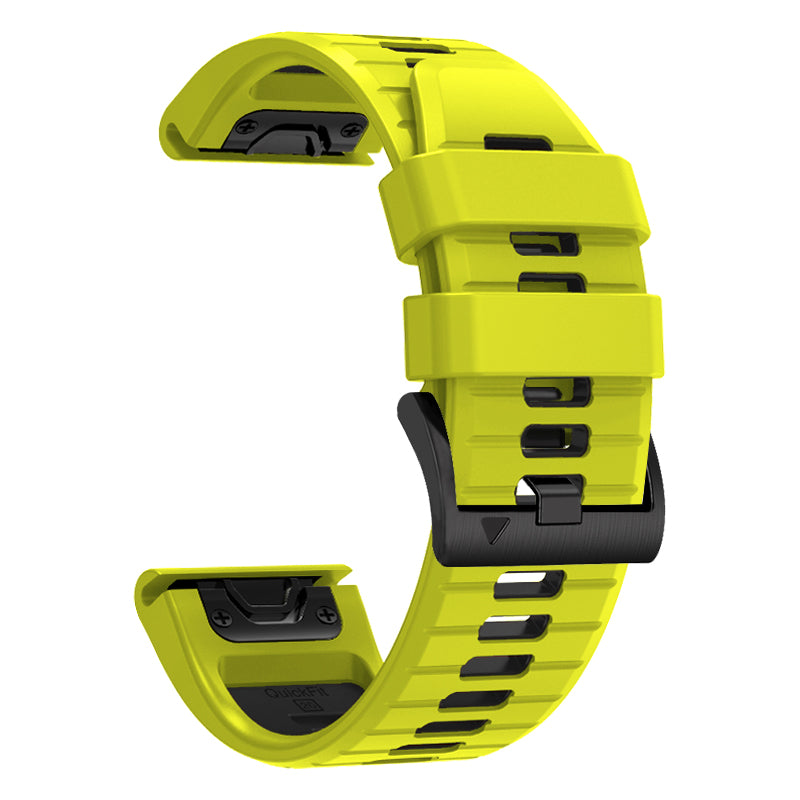 QuickFit 26mm 22mm Strap For Garmin Fenix 7X 7 6/TACTIX DELTA/Instinct 2X/Descent Mk2 Mk2i G1/MARQ/Enduro 2 Silicone Watch Band