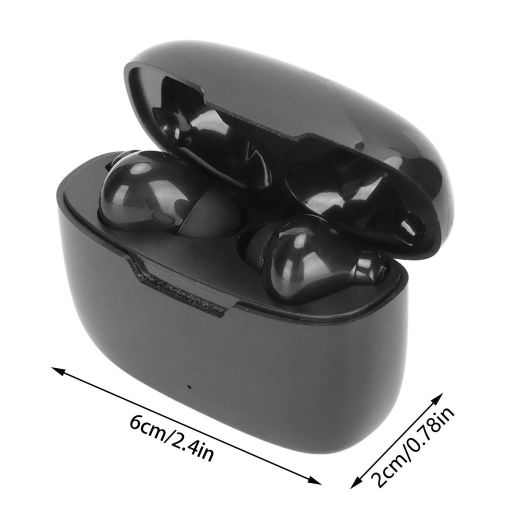 Language Translator Earbuds 144 Languages Multifunction BT Wireless Translator Device for Travel Shopping Black