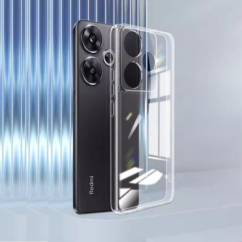 Ultra Thin Clear Phone Case For Xiaomi Redmi Turbo 3 Soft TPU Silicone Cases Back Cover for Redmi Turbo3 Protective Shell