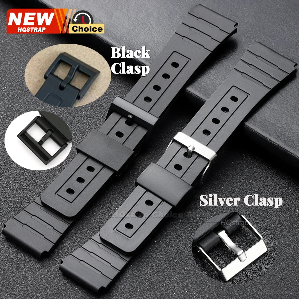 Universal Rubber Strap for Casio Watch Band 18mm 12mm 14mm 16mm 22mm 20mm for Women Men Waterproof Bracelet Silicone WatchStrap