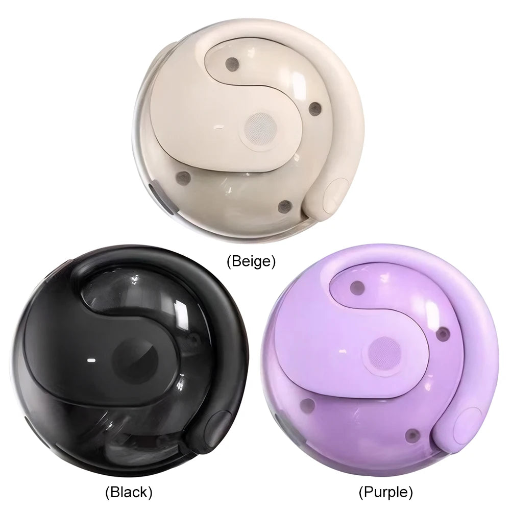 Wireless BT AI Real-time Language Translation Earphones 144 Languages Ear Hanging Headphone Translator for Travel Business