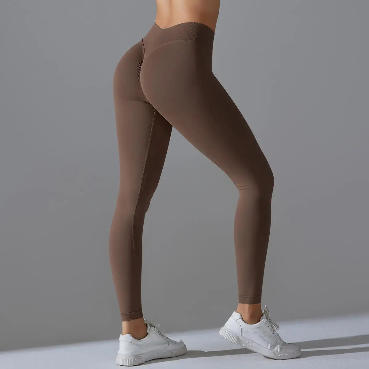Outdoor Seamless Sports Leggings High Waist Quick-drying Yoga Running Fitness Pants Women's Peach Hip-lifting Leggings Sports