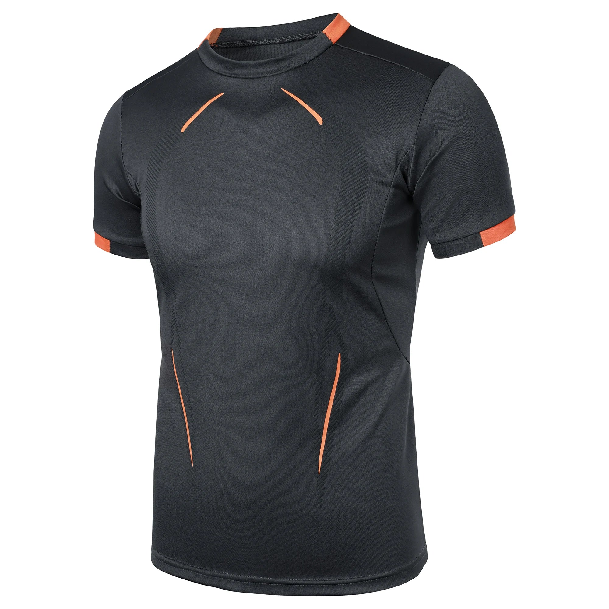 Summer men's fitness sports training Breathable short sleeve quick drying clothes men's sports fashion short sleeve T-shirt