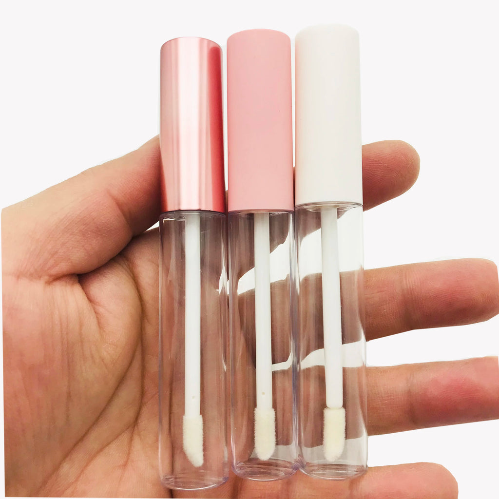 10ml Lip Gloss Tubes Empty mascara bottle Clear Plastic DIY Refillable cosmetic packing container