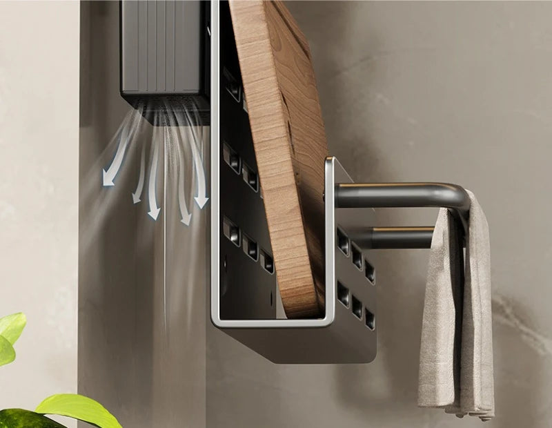 Kitchen Knife Holder, Tableware Storage Rack, Multifunctional Wall Mounted Kitchen Tool Storage Rack