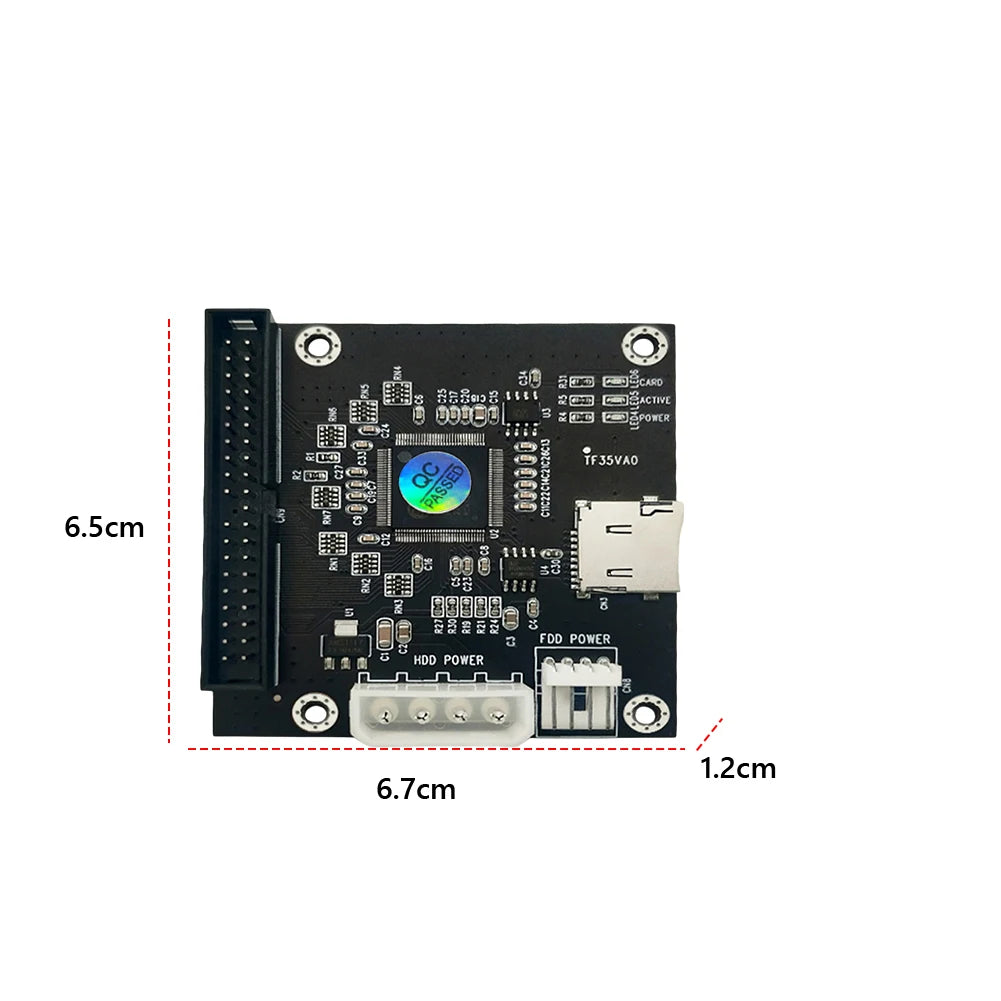 Memory Card SD To 3.5 IDE Adapter Micro SD TF Card To IDE 40Pin 3.5inch Male Adapter for Laptop
