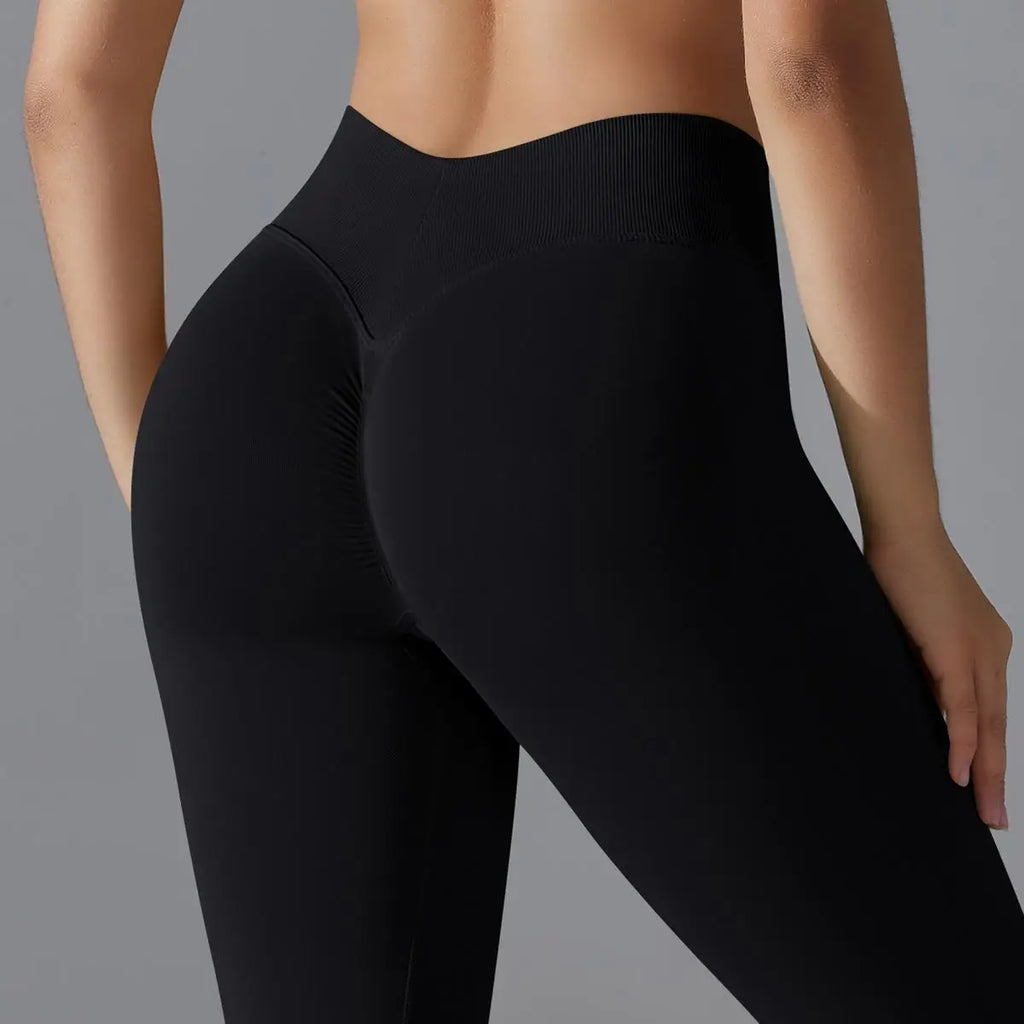 Outdoor Seamless Sports Leggings High Waist Quick-drying Yoga Running Fitness Pants Women's Peach Hip-lifting Leggings Sports