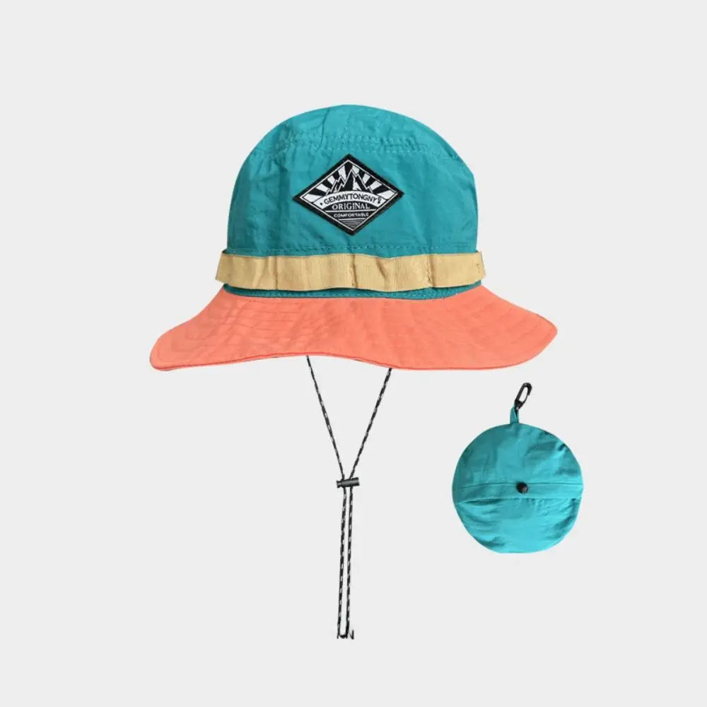 Leisure Vacation Quick-drying Fisherman Hat Visor Sunscreen Bucket Hat Waterproof Anti-UV Packable Hat Summer