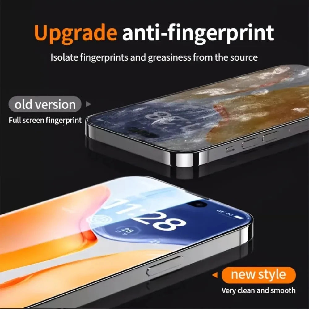 5Pcs Ultra HD Screen Protector for iPhone 17 16 15 14 Pro Max Air 16e 15 Plus 13 12 11 Pro XR XS Max 9H Hardness Tempered Glass