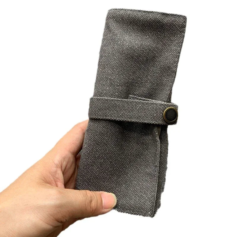 Watch Band Roll Organizer With 5 Slots Storage Box Watch Strap Smart Watch Storage Bag Leather Handmade Travel Case storage bag