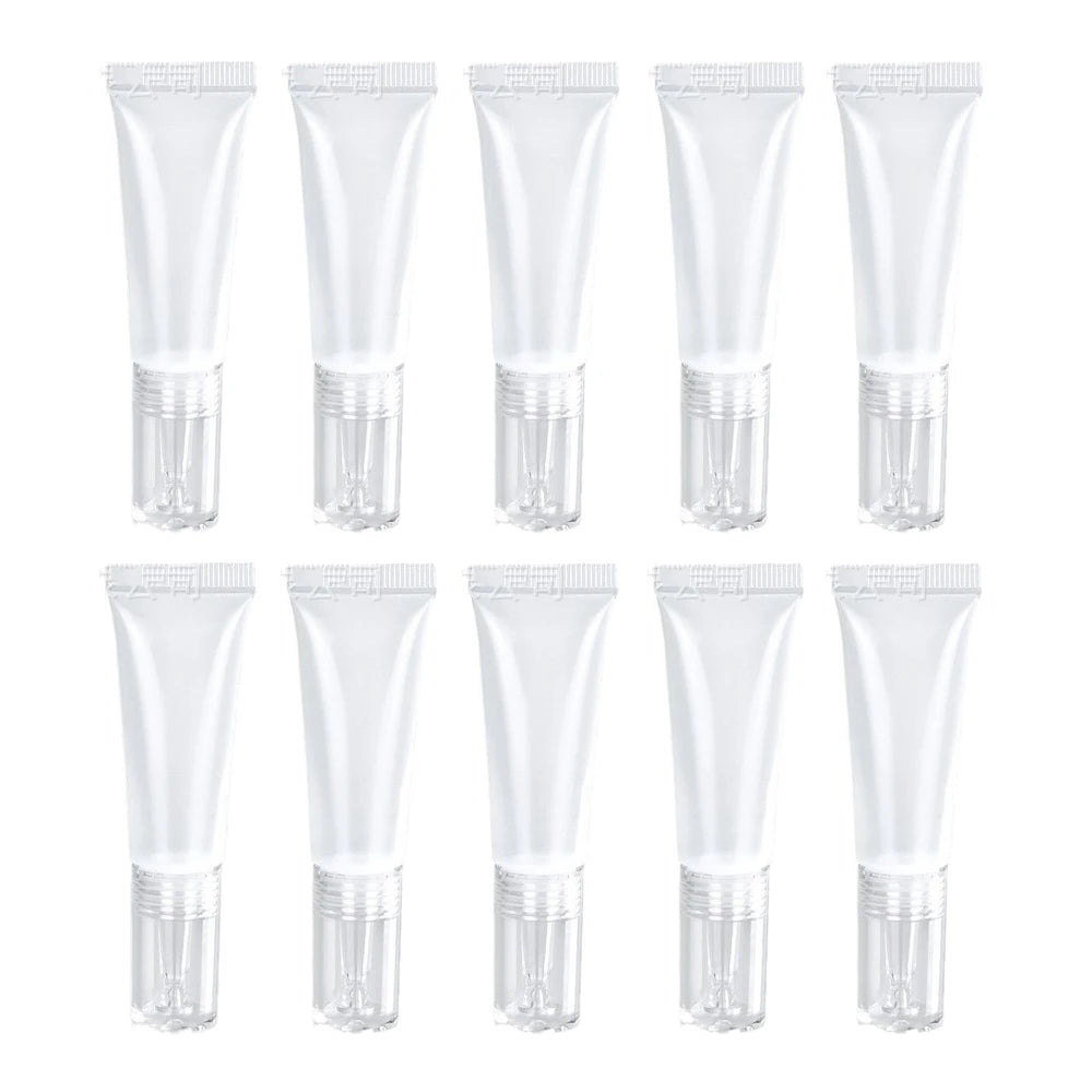 1pc 10/15ml Cosmetic Soft Tubes Hyaluronic Acid Dropper Empty Bottle Sunscreen Cream Lotion Liquid Foundation Refillable Bottles