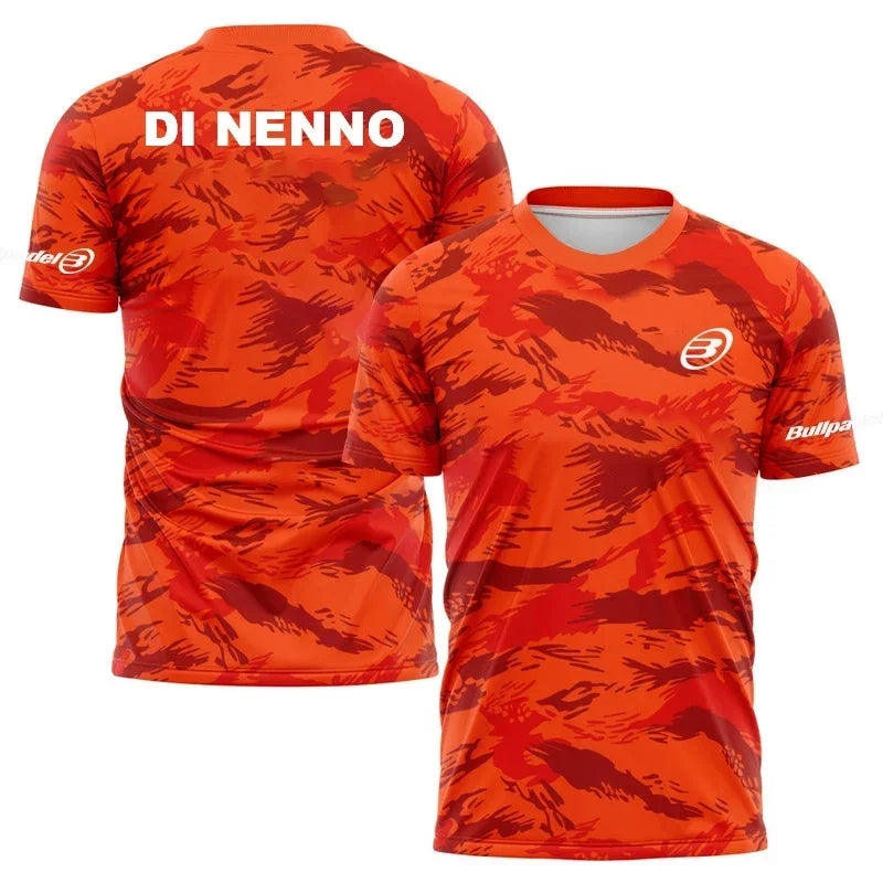 2026 Men's Quick Drying Padel T-Shirt Breathable Tennis Short Sleeve Tops World Padel Fans T Shirts Fitness Running Sportwear
