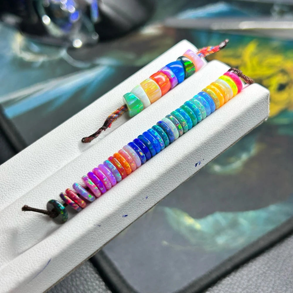 Opal Stones Strand Loose Synthetic Gemstone Polished Wholesale For Jewelry Designers