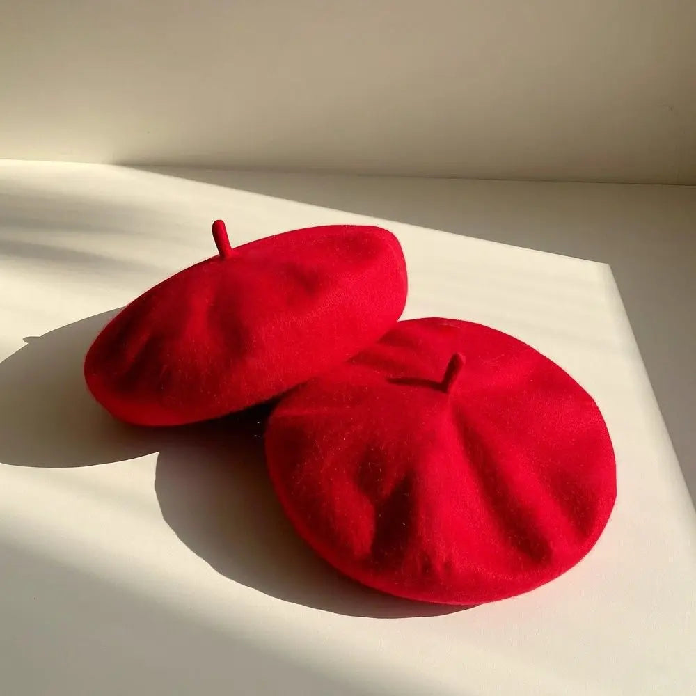 Pet Accessories Cute Cat Beret Hat Fashionable Red Black Cat Sunscreen Hat Breathable Comfortable Cat Dog Caps Outdoor Indoor