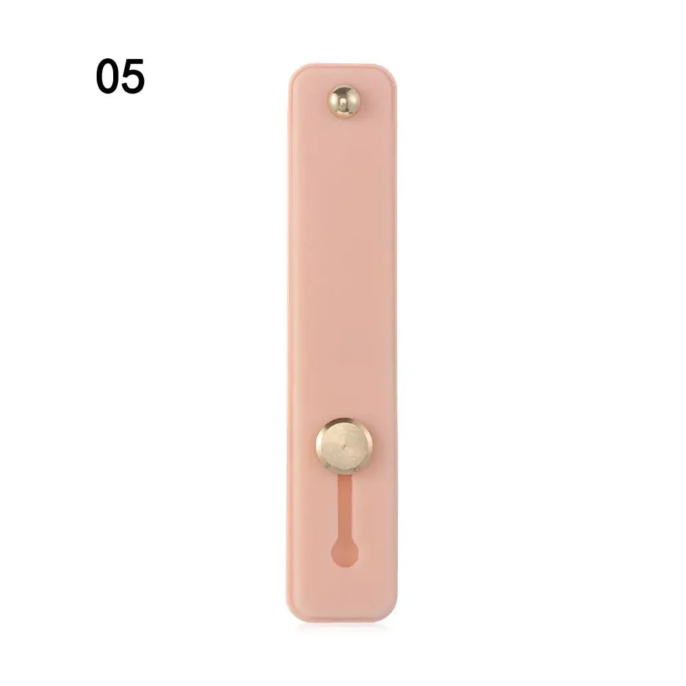 Fashion Phone Holder  Silicone Phone Hand Band Holder Finger Ring Push Pull Grip Stand Candy Color Bracket