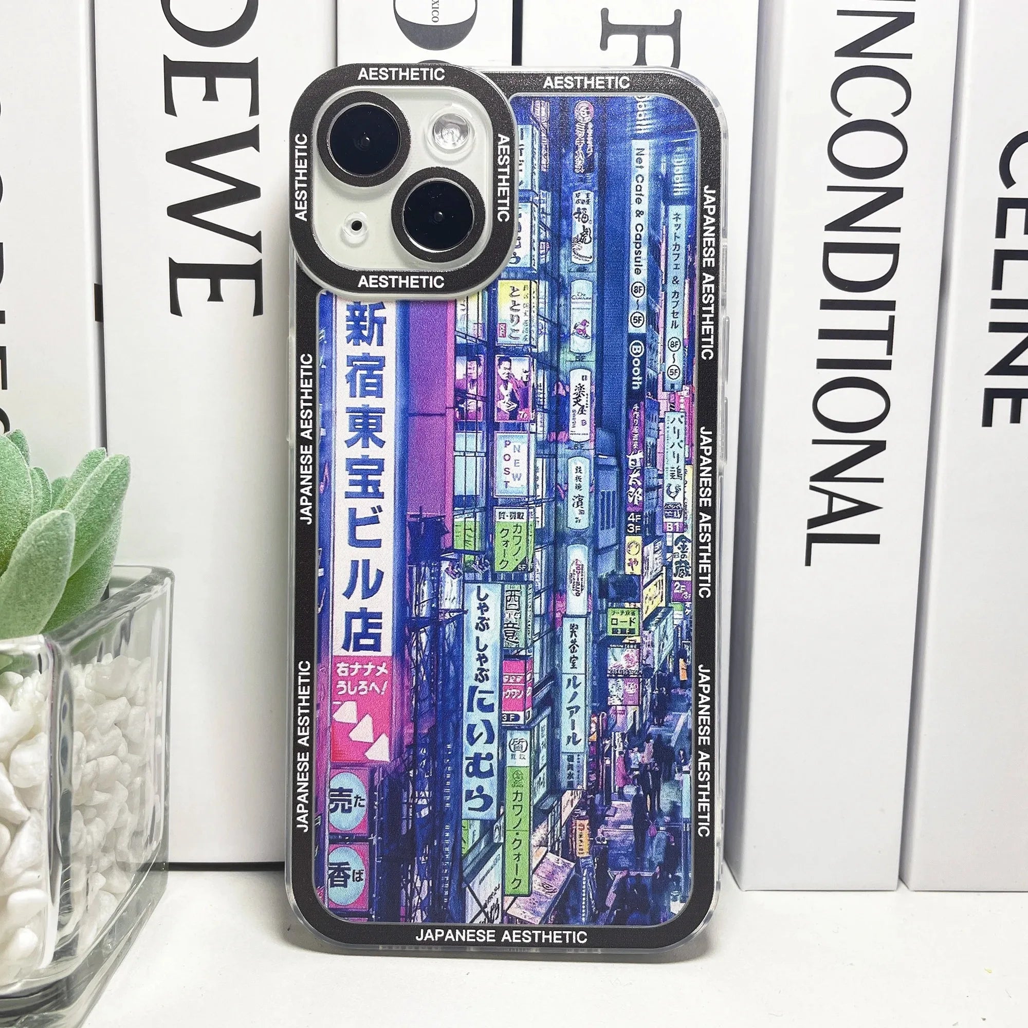 Japanese Aesthetic Tokyo Neon Lights City Street Phone Case For Samsung Galaxy S10 S20 S21 S22 S23 S24 FE Plus Ultra Note 20