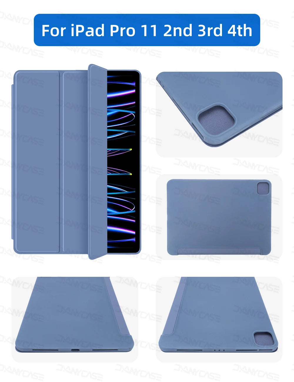 For ipad 10th generation case For iPad Air 6 M2 2024 11in 13in M4 Pro 11 12.9 Air 4 5 10.9 iPad 10.2 7 8 9th 9.7 mini 6 7 Cover